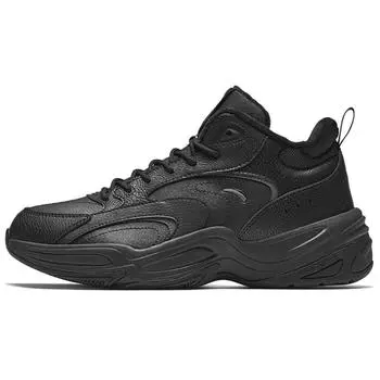 Anta Cross Trendy Versatile Fleece Warm Non-Slip Wear-Resistant Low-Top Casual Shoes Men sneaker Black 112448957-3 41