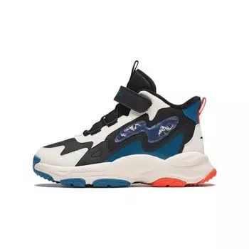 Anta Детская повседневная универсальная нескользящая износостойкая обувь Детская обувь черного и синего цвета A312346922-2 34