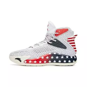 Anta Детские баскетбольные кроссовки Thompson Basketball Series, нескользящие, амортизирующие, износостойкие, дышащие, высокие, детские баскетбольные кроссовки 312031116-6 33