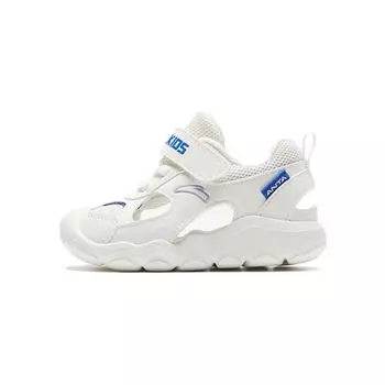 Anta Детские износостойкие кроссовки Rebound Low-Go, детские туфли белого и синего цвета A312320067H-1 22