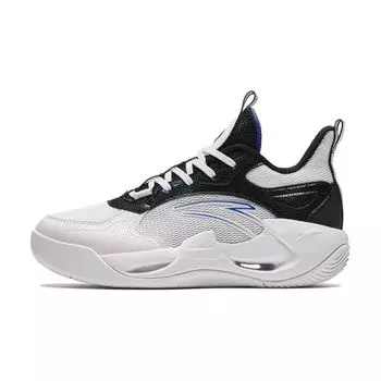 Anta Детские кроссовки Airflow, удобные, универсальные, амортизирующие, прочные, низкие, баскетбольные, детские, белые, черные A312421104-3 35