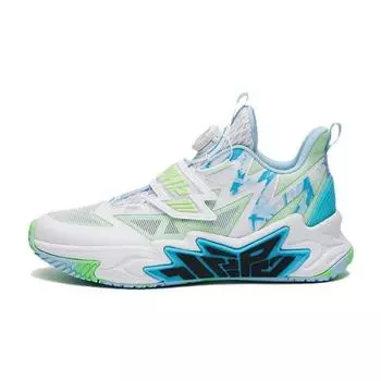 Anta Детские кроссовки для баскетбола Cement Crusher, удобные, спортивные, нескользящие, амортизирующие, износостойкие, с низким верхом, детские баскетбольные кроссовки 312321124H-4 36