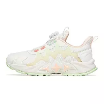 Anta Детские кроссовки Honghu 2.0 легкие нескользящие амортизирующие износостойкие низкие повседневные туфли детские кроссовки белые розовые 322238879-5 33