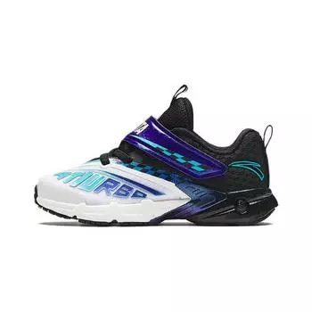 Anta Детские удобные амортизирующие износостойкие низкие кроссовки для бега детские кроссовки белые черные синие 312339968-2 28