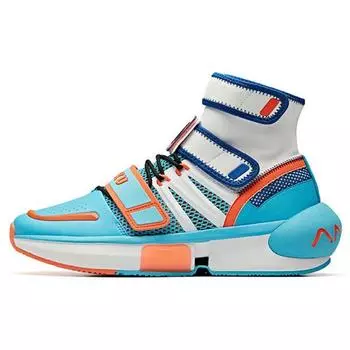 Anta Dragon Ball X Super Saiyan Blue Goku High-Top Basketball Shoes Men Sneakers 11941620-12 43