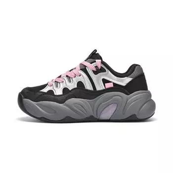 Anta Duo Duo Shoes Comfortable Versatile Non-Slip Wear-Resistant Breathable Low-Top Dad Shoes Women sneaker Black White 122538888R-4 35.5