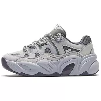 Anta Duo Duo Shoes Толстая подошва Удобные нескользящие износостойкие низкие туфли для папы Женские кроссовки Серые 122528888R-4 36.5