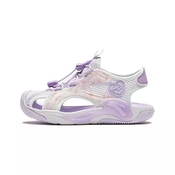 Anta Durable Breathable Kids Sandals Kids Footwear White Purple A322429902-1 29