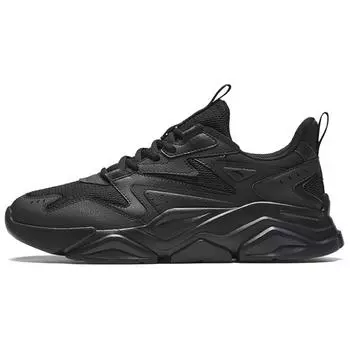 Anta Durable Low-Top Casual Shoes Men sneakers Black 912428822-5 40