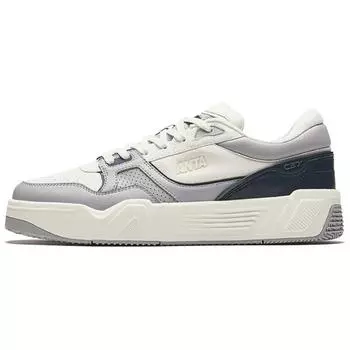 Anta Durable Low-Top Skate Shoes Men Sneakers White Gray 112438024-4 39