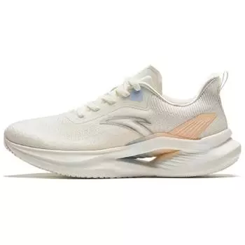 Anta Durable Shock Absorbing Low Top Running Shoes Women sneaker Pink White 122425536-1 36