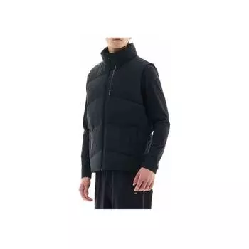 Anta Dynamic Series Letter Padded Stand Collar Vest Men Vests Basic-Black 952447903-4 L