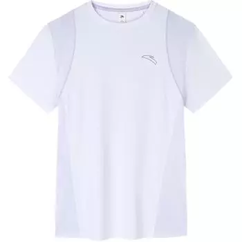 Anta Дышащая беговая футболка с коротким рукавом для женщин, топы Pure-White 162435103-3 L