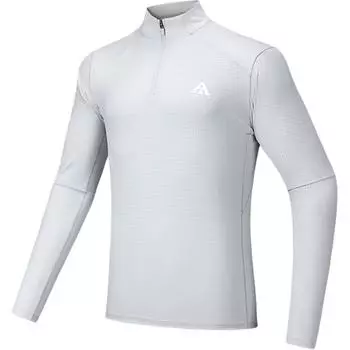 Anta Earth Shell 3.0 Solid Color Soft Comfortable Breathable Versatile Long Sleeve T-Shirt Men Tops 952536401-3 S