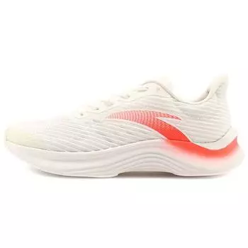 Anta Edge Running Series Shock Absorbing Non-Slip Wear-Resistant Breathable Low-Top Running Shoes Men sneaker Ivory-White 112035589-2 42
