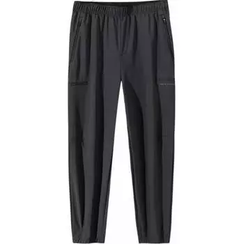 Anta Elite Series Casual Lace-Up Fleece Lined Warm Knitted Sports Pants Men bottoms Basic-Black 152447524-2 S