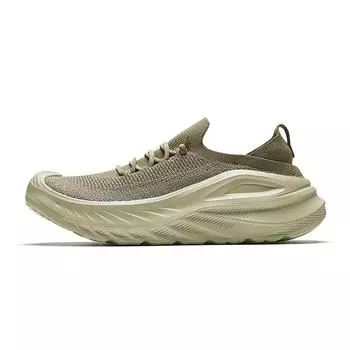 Anta Exploration Slip-On Commuting Shock Absorption Increased Height Rebound Low-Top Casual Shoes Men Casual Shoes Green 912527777-4 42