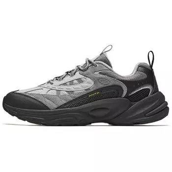 Anta Explore 2 Comfortable Trendy Slip Resistant Durable Low Top Hiking Shoes Men Hiking Shoes Gray Black 912445585-6 42