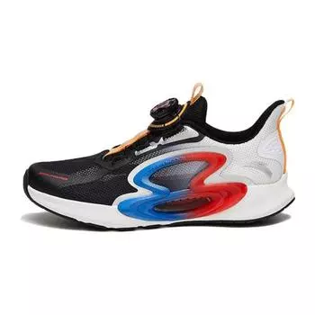 Anta Ежемесячные дышащие легкие кроссовки для бега детские кроссовки черные белые серебристые 312325519-8 36