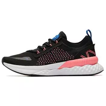 Anta Fashion Low-Top Running Shoes Women sneaker Black Pink White 12935551-1 37.5