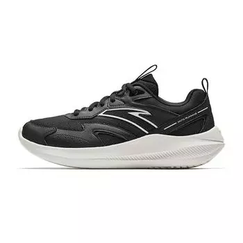 Anta Fashion Versatile Non-Slip Shock Absorbing Wear-Resistant Low-Top Casual Running Shoes Women sneaker Basic-Black Ivory-White 922515516-5 35.5