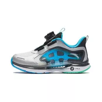 Anta Fashionable Casual Durable Breathable Low-Top Kids Running Shoes Kids Sneakers Silver Blue Black A312429978-3 29