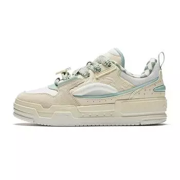 Anta Fashionable Comfortable Non-Slip Height Increasing Low-Top Sneakers Women sneakers Off-White 922348001-10 36.5