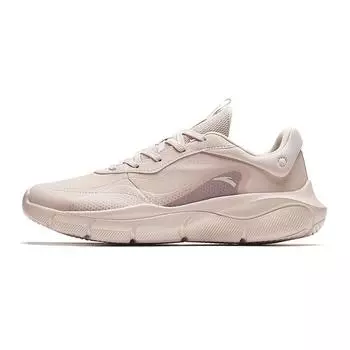 Anta Fashionable Comfortable Versatile Shock Absorbing Rebound Low Top Short Distance Running Shoes Women sneaker Gray Purple 122237701-5 35.5