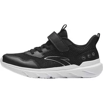Anta Fashionable Versatile Non-Slip Breathable Low-Top Kids Running Shoes Kids sneaker Black White A12435567-10 33