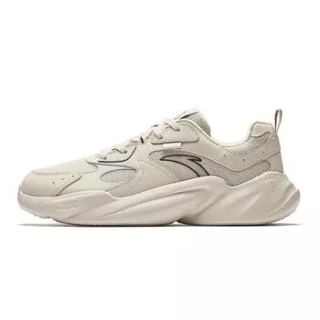 Anta Fashionable Versatile Non-Slip Breathable Low-Top Casual Shoes Men sneaker Beige 912528802Q-2 39