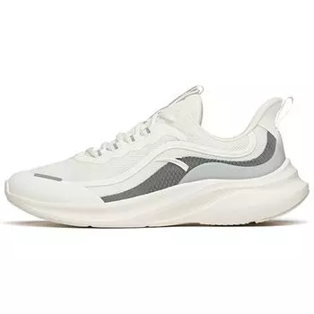 Anta Feihong удобные нескользящие износостойкие дышащие низкие кроссовки для бега мужские кроссовки белые черные 912135541-1 42