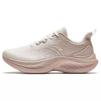 Anta Feiyun удобные нескользящие дышащие низкие кроссовки для бега женские кроссовки розовые серые 922415577-3 36.5