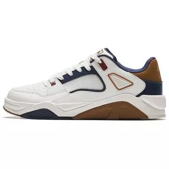 Anta Flame 3.0 противоскользящие прочные низкие кроссовки для скейтбординга мужские белые синие коричневые 112338088-3 39