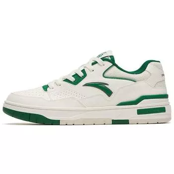 Anta Flame 4.0 удобные повседневные нескользящие прочные низкие кроссовки для скейтбординга мужские кроссовки белые зеленые 112328081-5 40