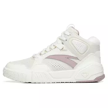 Anta Flame Удобные повседневные высокие кроссовки женские кроссовки белые фиолетовые 122238090R-2 36