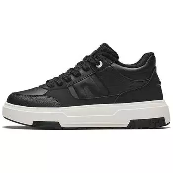 Anta Fleece Lined Comfortable Non-Slip Wear-Resistant Mid-Top Sneakers Men Sneakers Black White 112448920-2 40