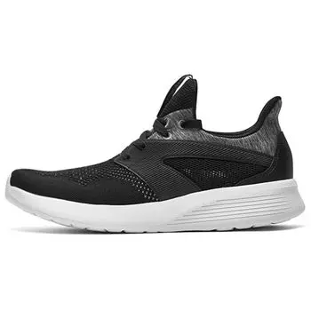 Anta Flyknit легкие нескользящие кроссовки с низким верхом мужские кроссовки черные серые 91828876-4 40.5