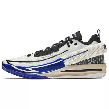 Anta Fong Mang 1 Nitrogen Technology Non-Slip Wear-Resistant Support Low-Top Basketball Shoes Men sneaker Paper-White 112431104-3 44.5