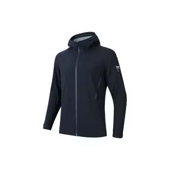 Anta Full Print Zip-Up Hooded Jacket Men Jackets Black 152337621-3 S