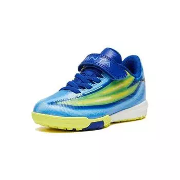 Anta Футбольные бутсы для комплексной тренировки с искусственным покрытием, нескользящие, износостойкие, с низким верхом, детские кроссовки, синие, желтые 312329922-3 28