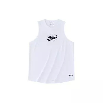Anta Футболка Basketball Series Letter с круглым вырезом без рукавов унисекс топы белые 952321104-3 XXXL