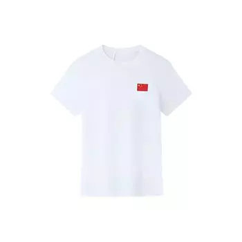 Anta Футболка Champion All-Weather Series с круглым вырезом и коротким рукавом, однотонная, женская, цвет Paper-White 162330116-1 M