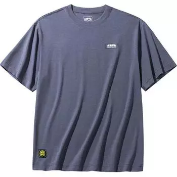 Anta Футболка с коротким рукавом Ice Silk антибактериальная дышащая унисекс топы темно-серо-синего цвета 172438137-4 XL