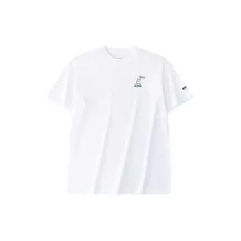 Anta Футболка X Save The Polar Bears Sports Lifestyle Series с круглым вырезом, свободная вязка, дышащая, с коротким рукавом, спущенным плечом, унисекс 172428126-3 XL