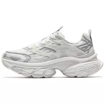 Anta Fuyiao Comfortable Versatile Non-Slip Wear-Resistant Height-Increasing Low-Top Casual Shoes Men sneaker Silver-Gray 112518899-1 44