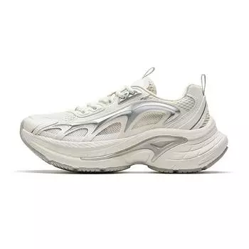Anta Fuyiao Fashion Trendy Versatile Non-Slip Wear-Resistant Low-Top Casual Shoes Women sneaker Ivory Silver 122528857-2 35.5
