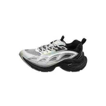Anta Fuyou Fashion Trendy Versatile Non-Slip Wear-Resistant Height-Increasing Low-Top Casual Shoes Men sneaker Gray Blue Black 112528857-4 40