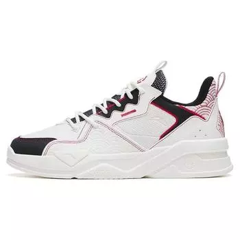 Anta G6 Tang нескользящие износостойкие легкие низкие кроссовки для скейтбординга мужские белые черные 112318084-5 40