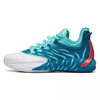 Anta Gh1 Mesh Амортизирующие Прочные Низкие Баскетбольные Кроссовки Мужские Кроссовки Синие Белые 112011103-2 44.5