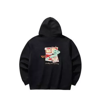 Anta Good Things Happen Series Casual Sports Hoodie Men Hoodies Basic-Black 152518702-3 2XL